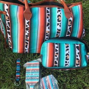 SOLD Leopard Serape Purse Bundle